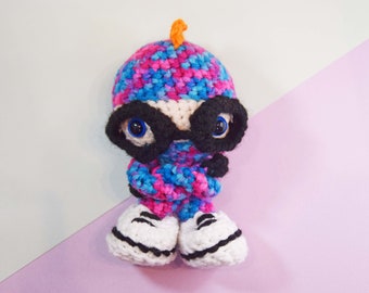 Cool Mohawk Dude - amigurumi crochet pattern - PDF