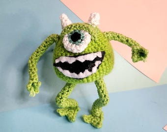 Monster with one eye PDF crochet pattern - Amigurumi - cyclops