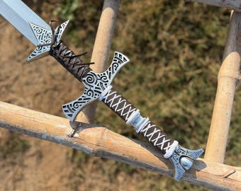 Handmade High Carbon Steel Skyrim Sword Replica – 35" Fantasy Decor