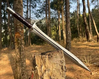Handmade High Carbon Steel Sword: Decorative Viking Gift