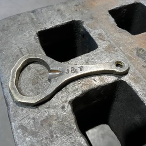 Forged Bronze Bottle opener 8th anniversary image 6