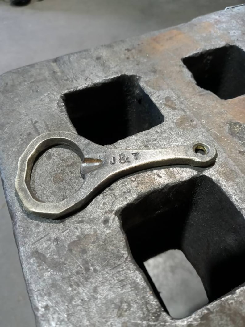 Forged Bronze Bottle opener 8th anniversary image 6