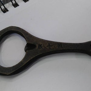 Forged Bronze Bottle opener 8th anniversary image 5