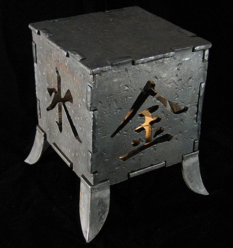 Japanese temple styled candle box Asian influence image 1