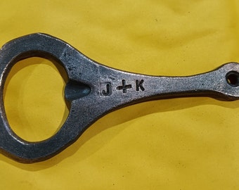 Forged Copper Bottle opener 7th anniversary