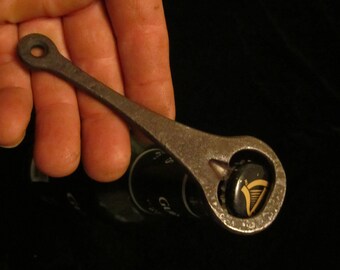 Vintage style forged bottle opener