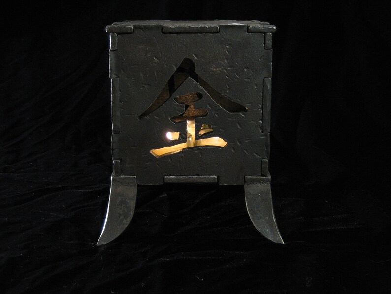 Japanese temple styled candle box Asian influence image 2