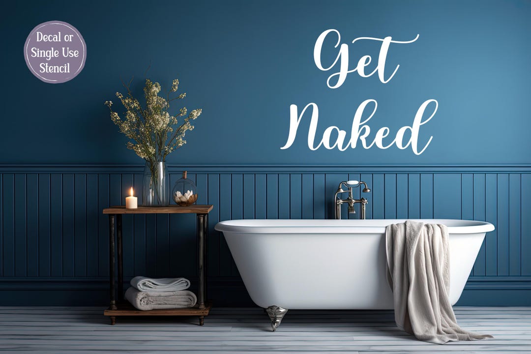 Vivegate Get Naked Sign - Get Naked Sign voor badkamer wanddecoratie bad woordkunst stickers zwart metalen letters (medium - 38 x 48 cm Vivegate Get Naked Sign - Get Naked Sign voor badkamer wanddecoratie bad woordkunst stickers zwart metalen letters (medium - 38 x 48 cm
