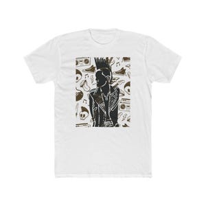 Punk Rock Style T-Shirt, Unisex Cotton Crew Tee, Graphic Tee for Music Lovers, Alternative Fashion, Retro Gift