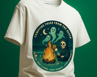 Funny Summer Halloween Skeleton Shirt PNG: Spooky Design (Digital Download)