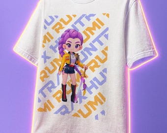 Rumi KPOP Demon Chibi PNG, Huntrix Inspired (Digital Download)