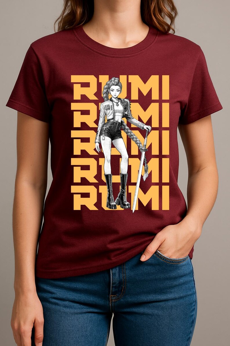 Rumi Kpop Demon PNG, Manga Style Anime Shirt (digital Download) - Etsy ...