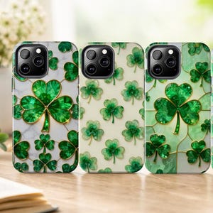 Shamrock St Patrick's Day Handyhülle, St Patrick Tagesschutzhülle