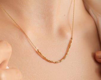 Custom Morse Code Necklace, Personalized Hidden Message Necklace, Silver Morse Code Jewelry Women, Best Friend Gift, Christmas Gifts for Her