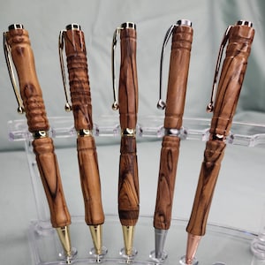 Bethlehem Olivewood Twist Pens