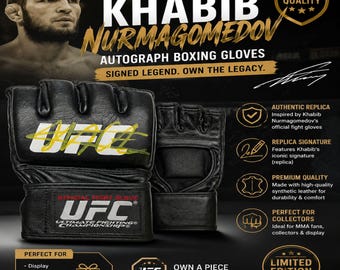 UFC MMA ゴールドチャンピオングローブ レプリカ - アメリカから発送