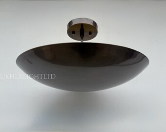 Mid Century Modern Sputnik Chandelier | Antique Brass 6-Light Fixture