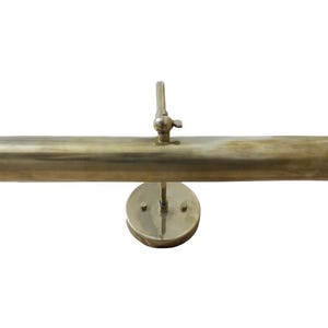 1940&#39;s Mid-Century Modern Painting Light | Raw Brass Vintage Antique Picture Wall Light | Solid Brass Best Christmas Gift | Wall Light