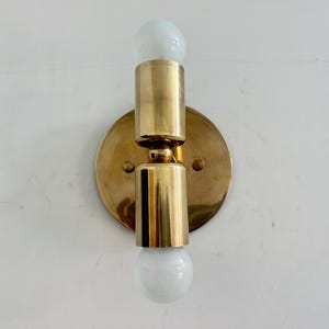 1940's Mid Century Wall Sconce Light, Modern Brass Wall Sconce, Fixture Light Wall Sconce, Bathroom Wall Sconce, Brass Wall Light, Fixture