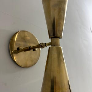 Mid Century Lamp Double Light | Adjustable Wall Light | Mid-Century Wall Light Fixture | Handcrafted Sconce For Home & Bathroom | Home Decor
