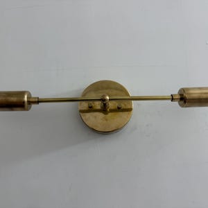 Antique Brass Bathroom Wall Sconce: Modern Minimalist Vanity Light