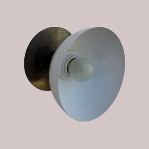 1950&#39;s Mid-Century Flush Mount Ceiling Light , Flush Mount Light, Modern Brass Vanity Light, Use This Kitchen Light, Bedroom Light