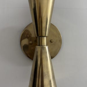 1950's Mid Century Modern Wall Sconce | Chandelier Lighting Wall Sconce | Wall Light Fixture | Brass Wall Sconce Light | Bedroom Wall Sconce
