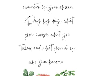 Inspirational Quote Wall Print
