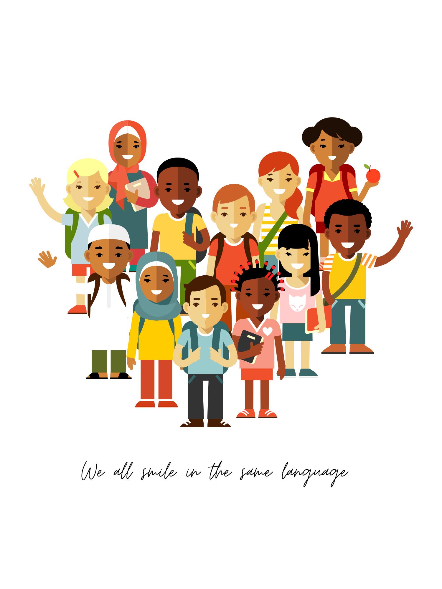 Multi-Cultural Wall Art for Kids