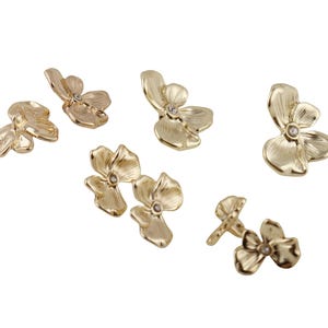 Butterfly Bow Metal Buttons: Vintage Style Sewing Embellishments (6pcs)
