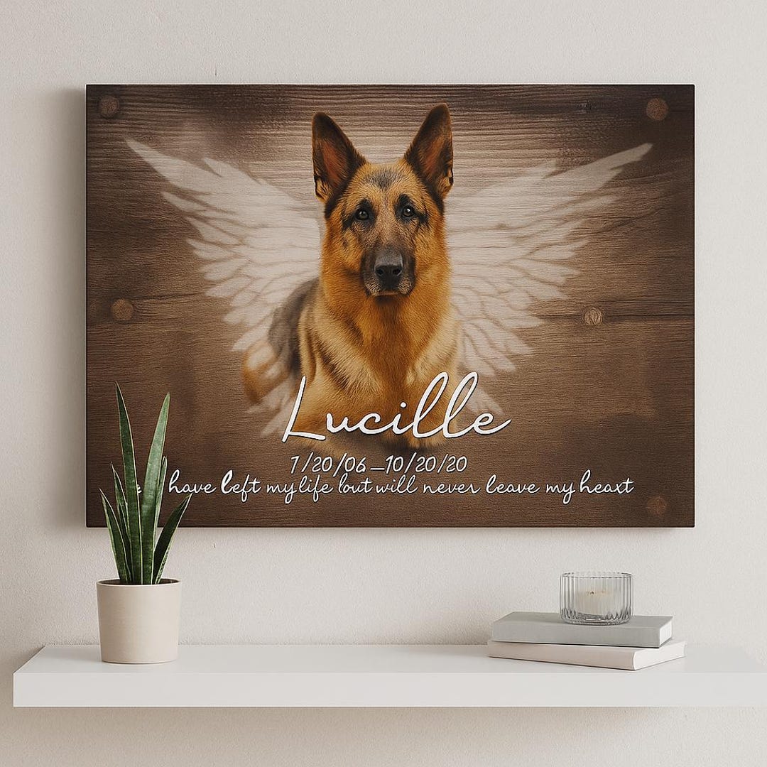 Personalized Dog - Cat Memorial Gift, Gift for Loss of Dog, Dog Loss ...