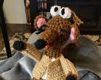 Crochet Muppet Rizzo Rat inspired