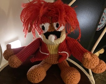 Crochet Muppet Pepe The Prawn King