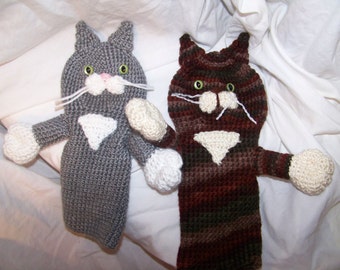 Crochet cat golf club cover can be made to look like your cat