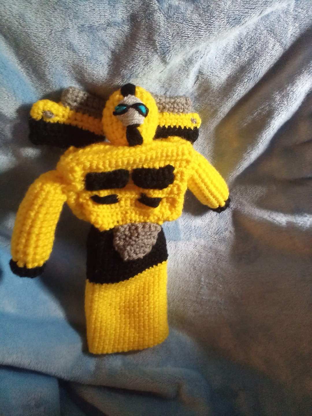 Crochet Transformer Bumblebee Golf Club Cover Great for Father's Day Etsy