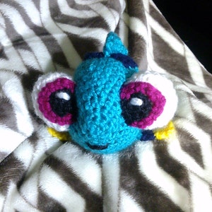 Crochet baby Dory fish inspired image 3