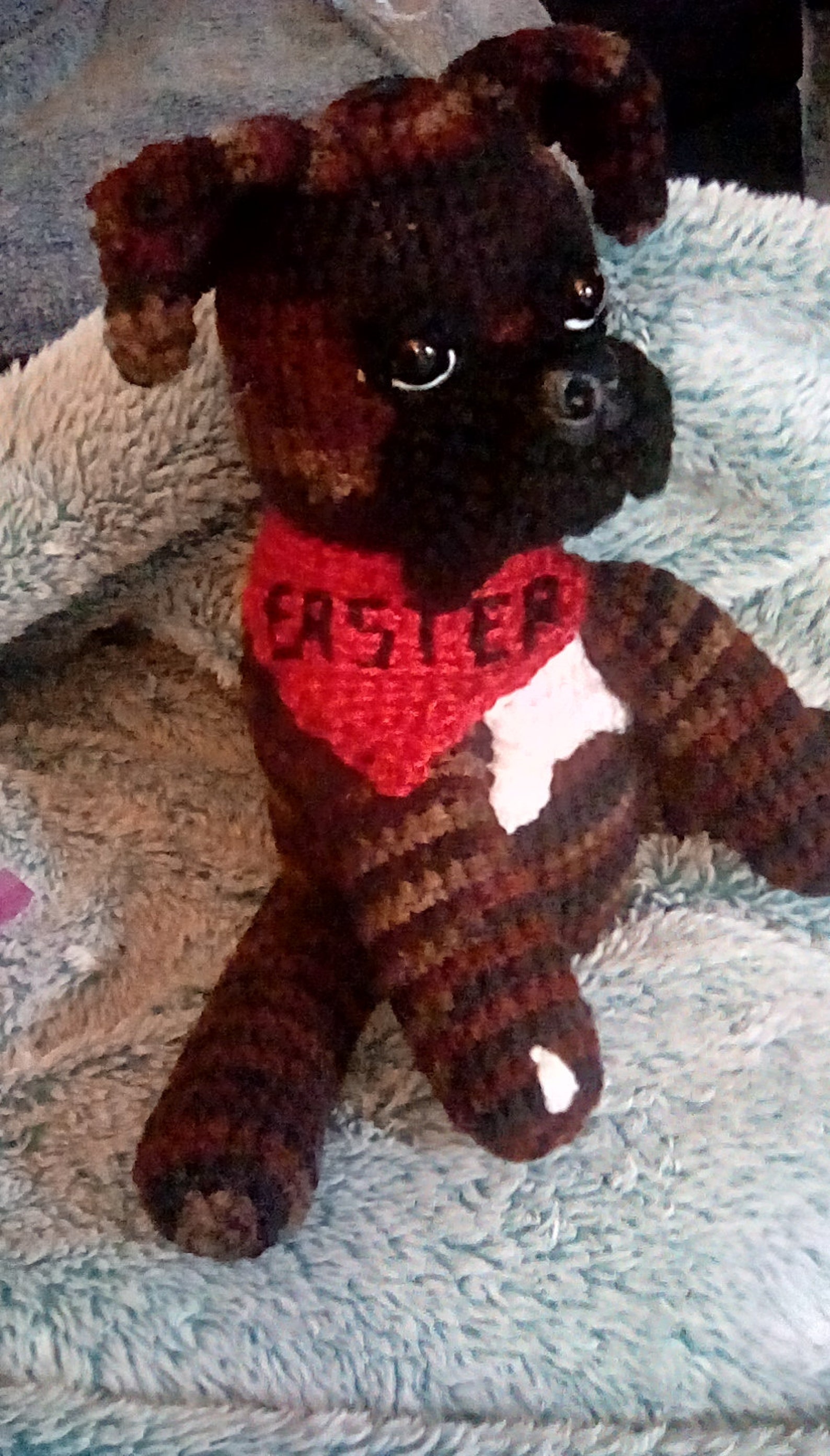 Crochet Boxer puppy dog brindle boxer ANY colors you want ANY Etsy
