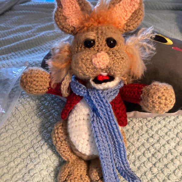 Crochet Muppet Christmas Carol Bean Bunny Kermit Robin Gonzo Rizzo MADE TO ORDER