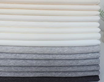 Lightweight Cotton Jersey Knit Fabric | A-Grade Soft Fabric Price for 1/2 Yard