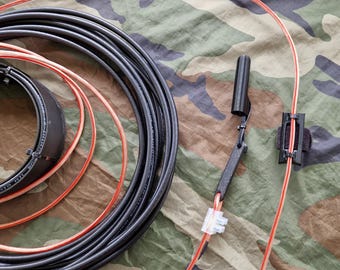 Antennenhalterung für Spiderbeam Fiberglas Stangen - Wiederverwendbares T2LT Befestigungsset mit aufschiebbarer Abdeckkappe