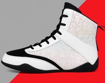 Handmade Leather Wrestling Boots – Pro-Fit Lace-Up Design for Training & Competition