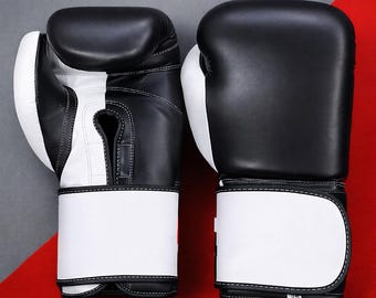 Handmade Leather Boxing Gloves for Sparring Training – Durable Punching Gloves