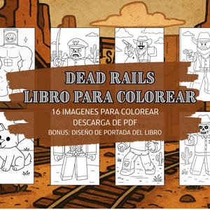 Dead Rails Malbuch zum Ausdrucken