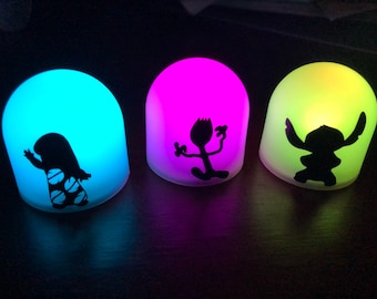 Color Changing Mini Disney Night Light SERIES 11 Fish Extender Gifts / Disney FE / Cruise Gifts / Battery Night Light / Party Favor