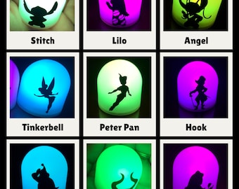 Disney Cruise Fish Verlängerungsgeschenk Nachtlicht - Farbwechsel Mini LED Disney Licht | Mickey inspiriert Cruise Cabin Decor | Urlaub Geschenk