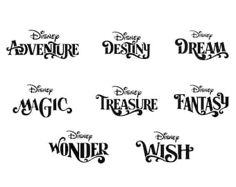 Disney Cruise Ship Name Vinyl Aufkleber: Fisch Verlängerung Geschenk