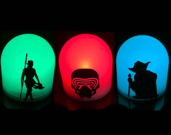 Color Changing Mini Disney Night Light Fish Extender Gifts SERIES 10 Star Wars / Disney FE / Cruise Gifts / Disney Vacation / Battery Night