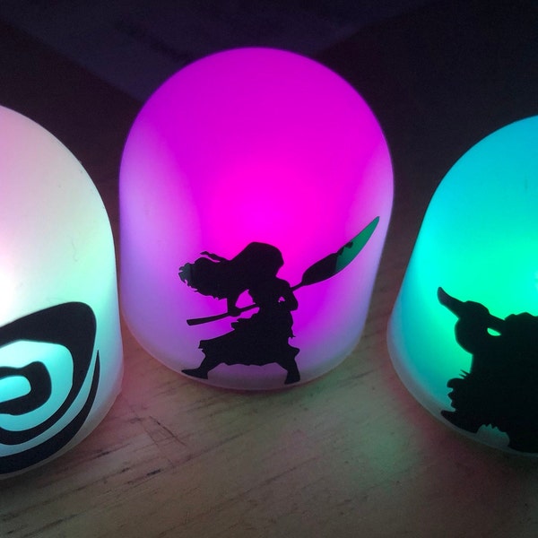 Color Changing Mini Disney Night Light Fish Extender Gifts SERIES 13 Moana / Disney FE / Cruise Gifts / Disney Vacation