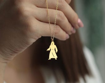 Collier samouraï : pendentif guerrier en argent sterling, cadeau d'arts martiaux