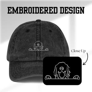 Vintage Dog Dad Hat - Golden Retriever Cap, Embroidered Vintage Cap, Father&#39;s Day Gift, Gift for Dog Lovers, Gift for Dog Mom